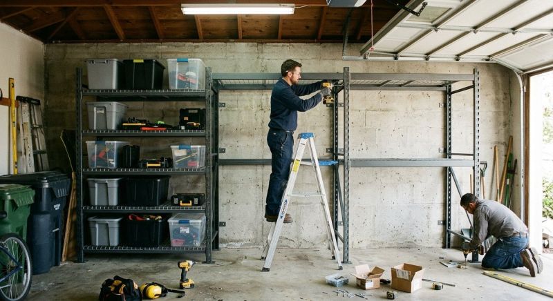 Garage Tool Rack Installation in Arlington, VA